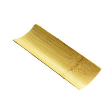 Bamboo Wood Tea Towel Tray Dish Plate Tea Spoon Tray Dish Holder Kung Fu Tea Accessories Natural Bamboo DIY Manual Tea Holder
