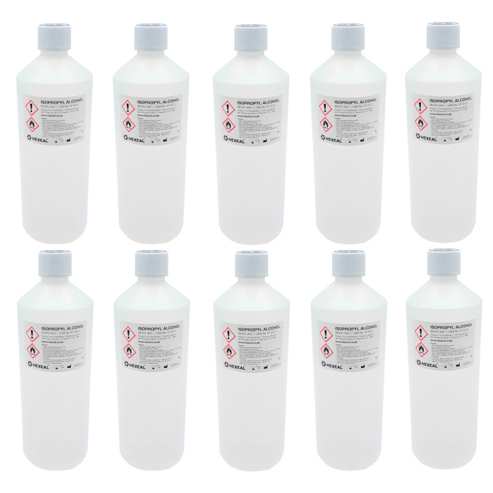 IPA 99.9% | 10 LITRE | Lab Grade | Isopropyl Alcohol/Isopropanol | 10L