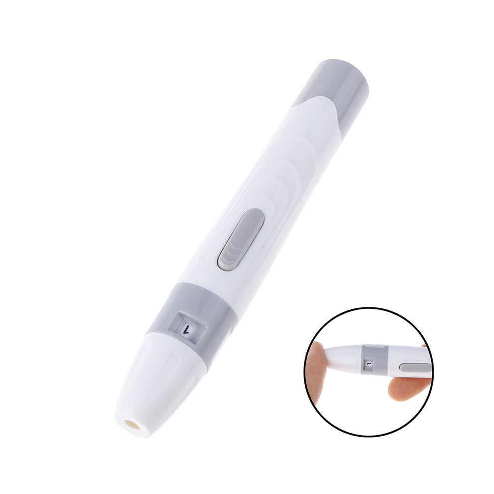 Wejoy 1Pcs Blood Sample Pen Pen Lancing Device For Diabetics Blood Collect 5 Adjustable Depth Blood Sampling Glucose Test Pen