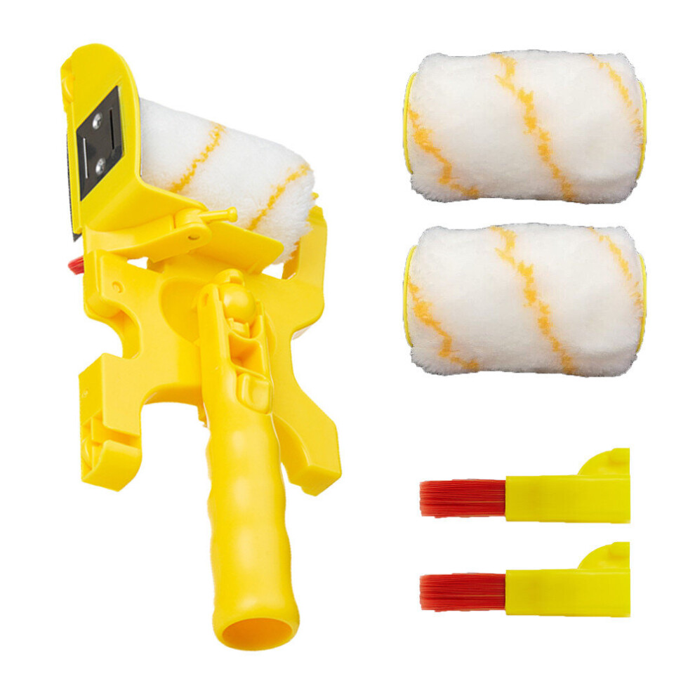 5/6/8Pcs Clean-Cut Paint Edger Roller Brush Multifunctional Roller Paint Brush Clean-Cut Paint Edger Wall Painting Roller Brush 5063131204834