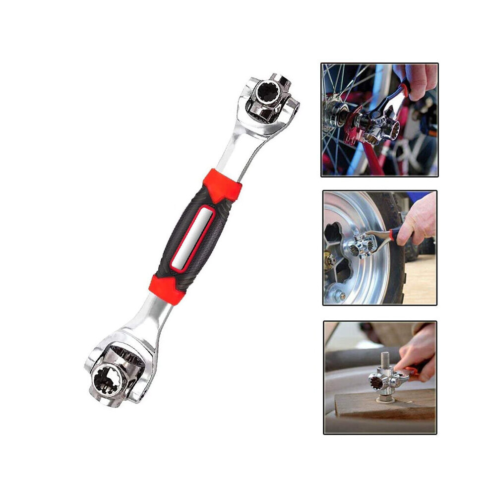 Toolsay 52-In-1 Universal Wrench Socket Wrench Multifunction Wrench Tool With 360 Degree Rotating Head For Home And Car Repair 5063131283358