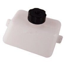 White Plastic Motorcycle Petrol Fuel Tank 1L Oil Filter Gasoline Tanks For 2 Stroke 43cc 47cc 49cc Engine Mini Motor Dirt Bike
