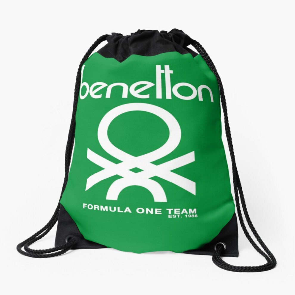 Drawstring Bag Benetton Formula Team 80s Collection Sport Gym Shoe Backpack