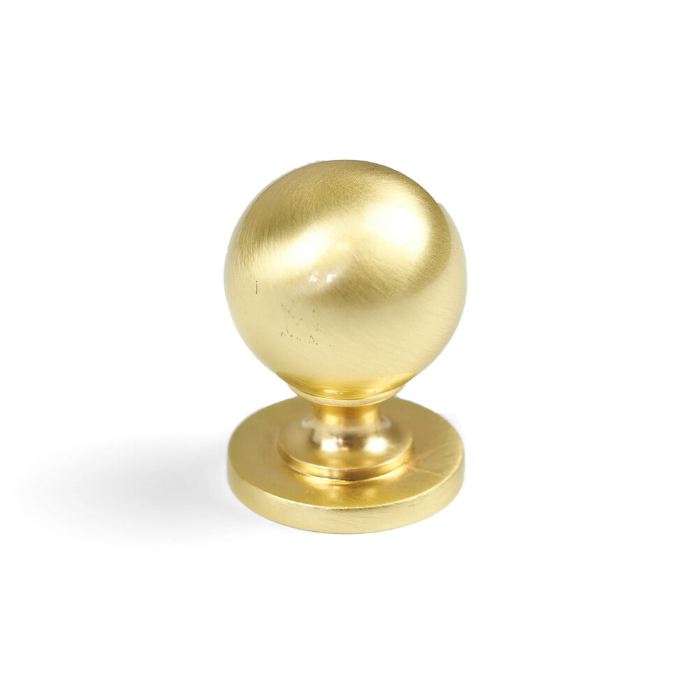 (31mm Knob) 160mm Brushed Brass Handle 76mm Cup Handle & Knob