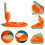 (2 in 1 Orange Red-A) 2 In 1 Dumpling Wrapper Mold Dumpling Skin Maker New Year Dumpling Maker Kitchen Hand-made Dumpling Making Dough Pressing Tool 3