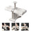 (White) Household Double Head Automatic Dumpling Maker Press Type Small Pierogi Mold Home New Making Machine DIY Kitchen Tool Accessorie 2