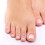 Philip Jones Jewellery Set of Three Silver Plated Adjustable Toe Rings Created with Zircondia Crystals 5