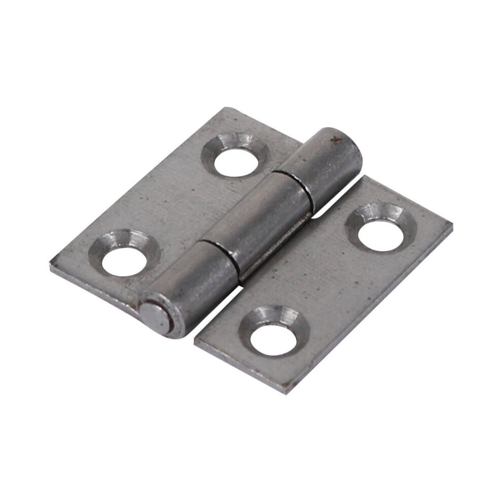 Timco Steel 1838 Pattern Fixed Pin Butt Hinge - 25 x 25 x 1.2mm (Self Coloured) (2 Pack)