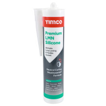 Timco Premium LMN Silicone Sealant Clear 300ml (1 Cartridge)