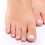 Philip Jones Jewellery Set of Three Silver Plated Adjustable Toe Rings Created with Zircondia Crystals 7