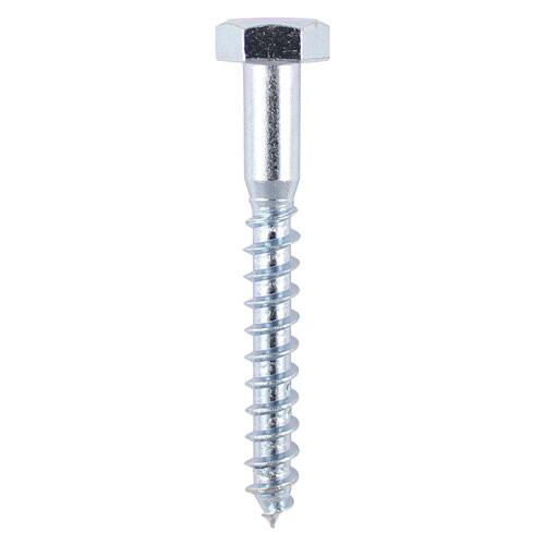 TIMco Timco Coach Screws Hex Head Silver - 10.0 x 100 (2 Pack)
