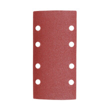 Addax 1/3 Sanding Sheets 80 Grit Red Punched - 93 x 185mm (5 Pack)