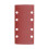 Addax 1/3 Sanding Sheets 80 Grit Red Punched - 93 x 185mm (5 Pack) 1