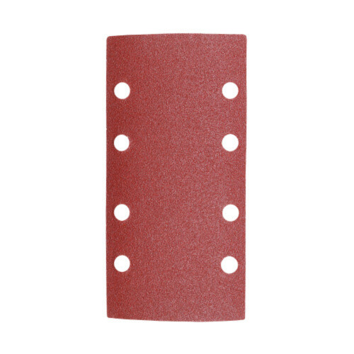 Addax 1/3 Sanding Sheets 80 Grit Red Punched - 93 x 185mm (5 Pack)