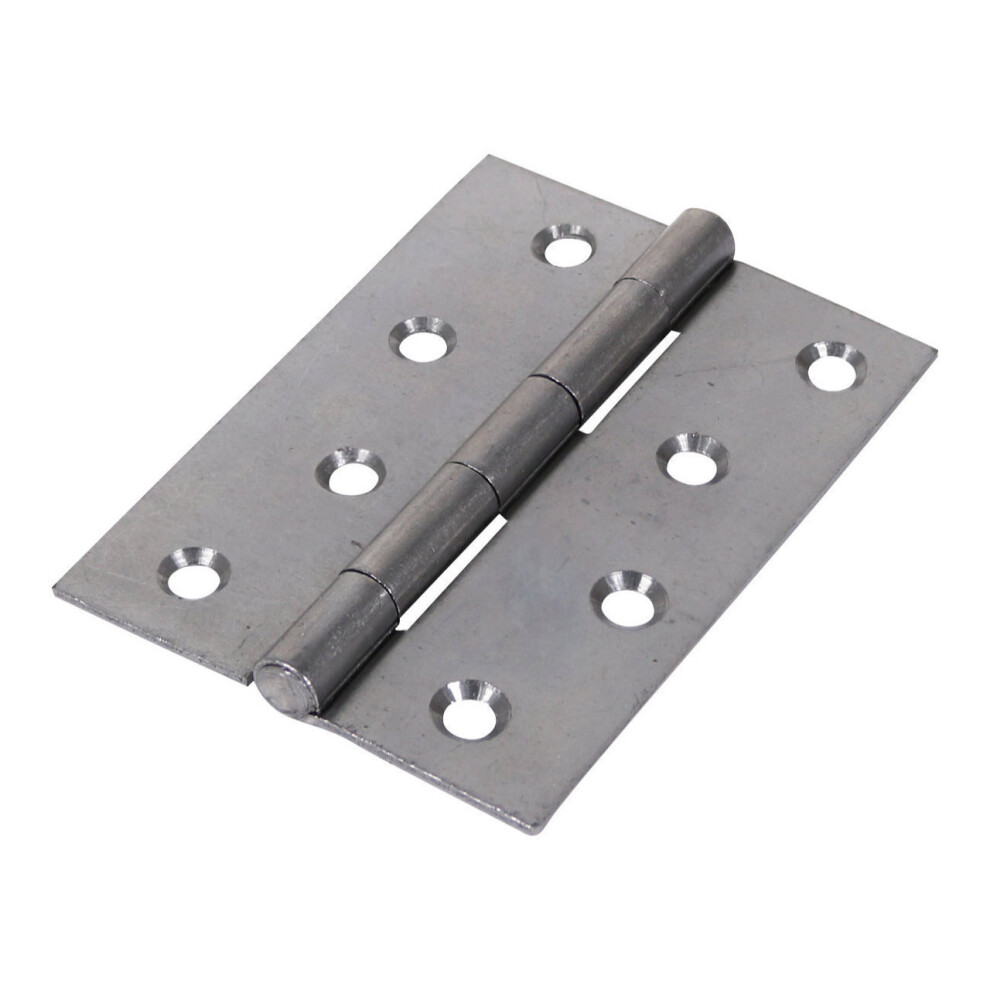 Timco Steel 1838 Pattern Fixed Pin Butt Hinge - 100 x 70 x 1.7mm (Self Coloured) (2 Pack)