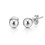 Philip Jones Jewellery Silver Plated Ball Stud Earrings 1
