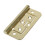TIMco Timco Steel 105 Pattern Radius Corner Flush Hinge - 75 x 51 x 1.5mm (Electro Brass) (2 Pack) 1