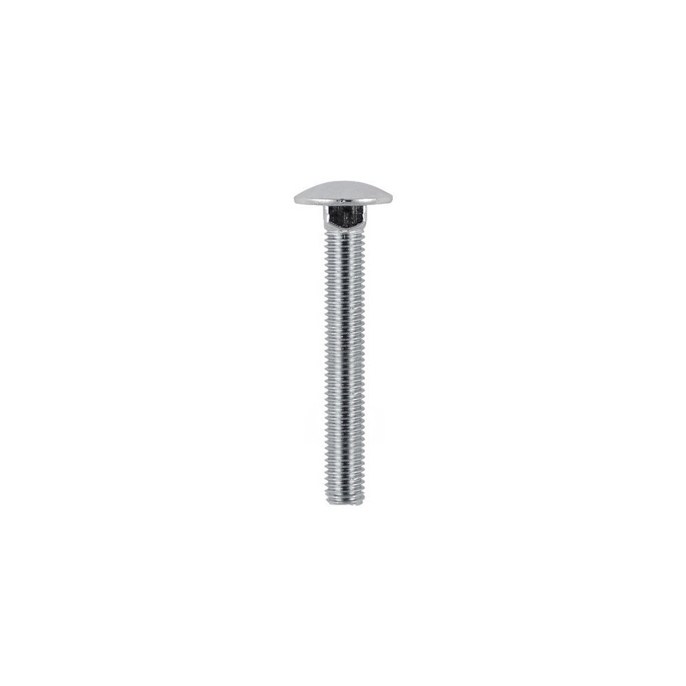 Timco Stainless Steel Dome Head Carriage Bolts (Silver) - M12 X 75Mm (5 Pack Bag) Silver