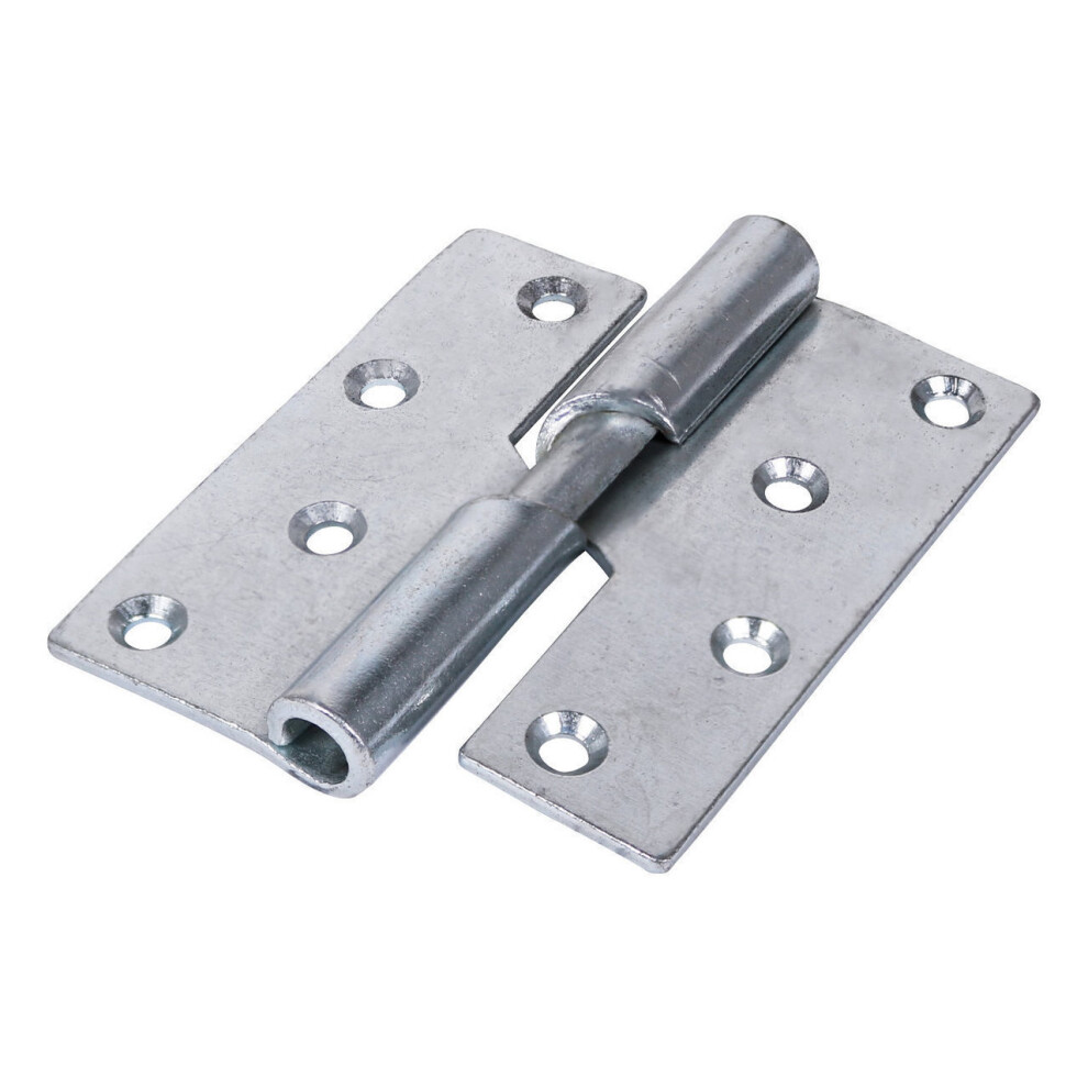 Timco Steel 466 Pattern Left Hand Rising Butt Hinge - 100 X 86 X 3Mm (Bright Zinc) (2 Pack) 5056110808925