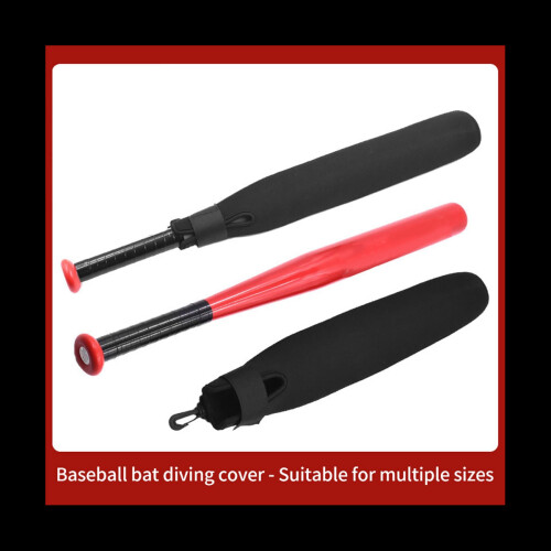 2PCS Baseball Bat Sleeve,Lightweight Baseball Bat Handle Protector Bat Cover,Durable Softball Bat Sleeve Protector 2