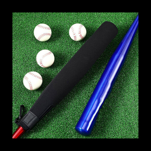 2PCS Baseball Bat Sleeve,Lightweight Baseball Bat Handle Protector Bat Cover,Durable Softball Bat Sleeve Protector 1