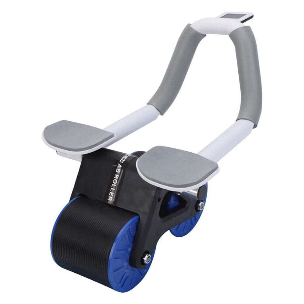 Photos - Ab Wheel  Ab Roller Wheel Workout Abdominal Core Training Elbow Support Auto Spring Back(Blue)