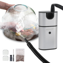 BORUiT Portable Molecular Gourmet Smoking Gun Food Cold Chain Smoke Generator Meat Smoker Burning Cooking Barbecue Smoke Infuser