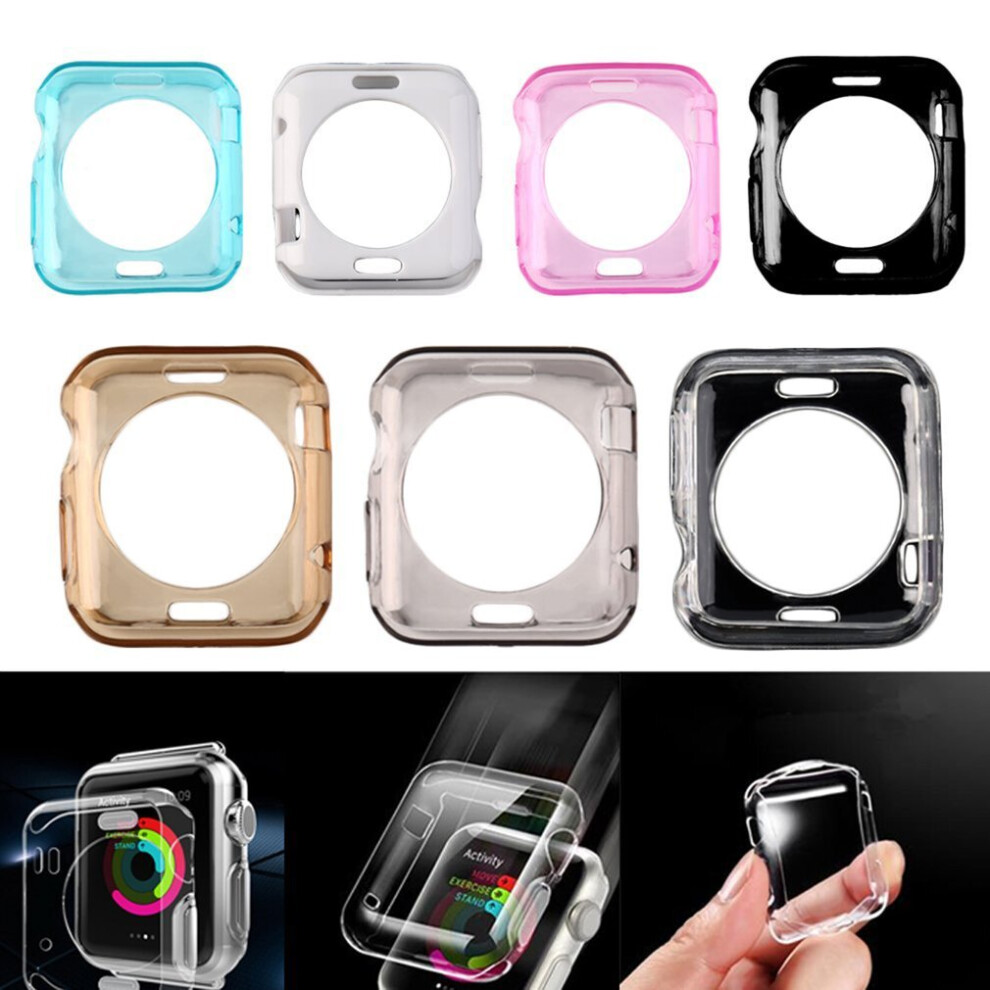 Slim Tpu Protective Bumper Case Cover Skin For Apple Watch Iwatch 38Mm 5063131627824