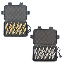 Broadheads 12pcs Points Tips For Carbon Arrows Arrowheads With Storage Case For Compound Bow Longbow Outdoor Hunting