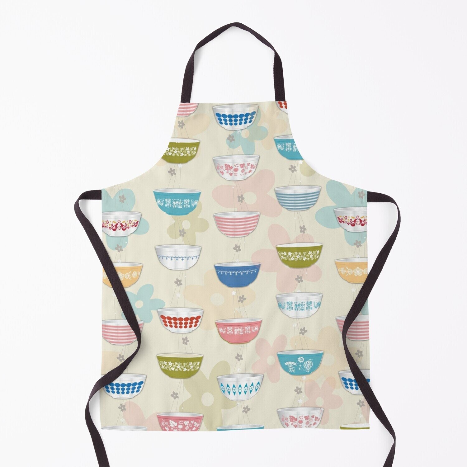 Vintage Pyrex Bowls Collection Grill Aprons for Kitchen BBQ Chef on OnBuy