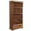 Tall Rustic Bookcase Vintage Industrial Style Large Solid Wood Storage Display Shelving Cabinet Unit 3