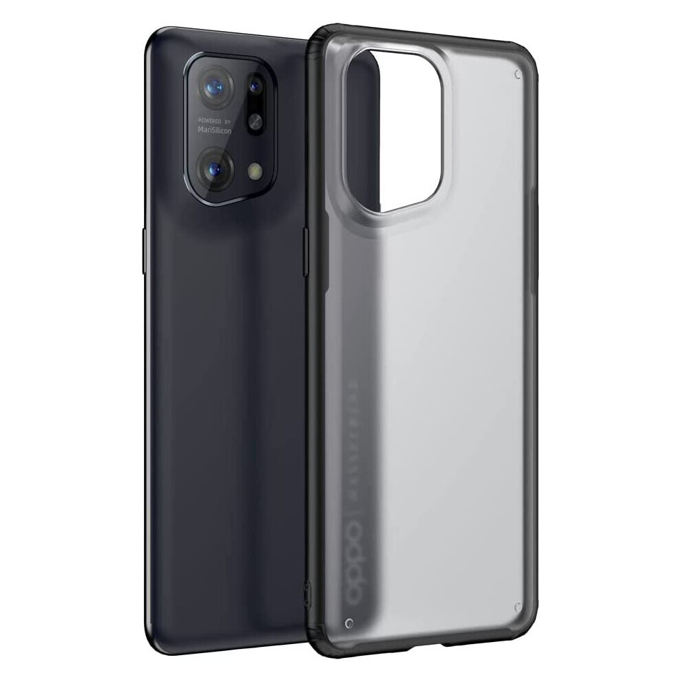Techgear Tough Case For Oppo Find X5 [Fusion Fx] Premium Hybrid Tough Rugged Protective Bumper Case Heavy Duty Protection With Hard Back