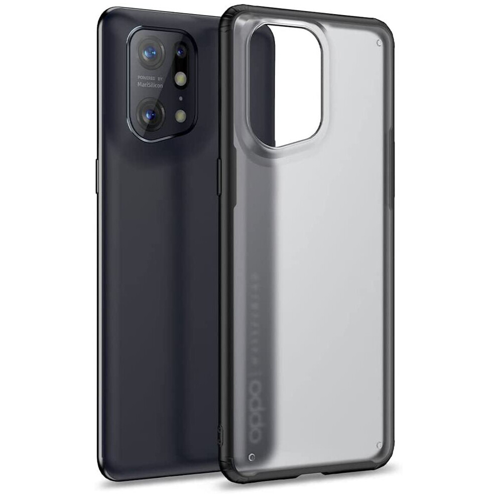 TECHGEAR Tough Case for Oppo Find X5 Pro 5G [Fusion FX] Premium Hybrid Tough Rugged Protective Bumper Case Heavy Duty Protection with Hard Back