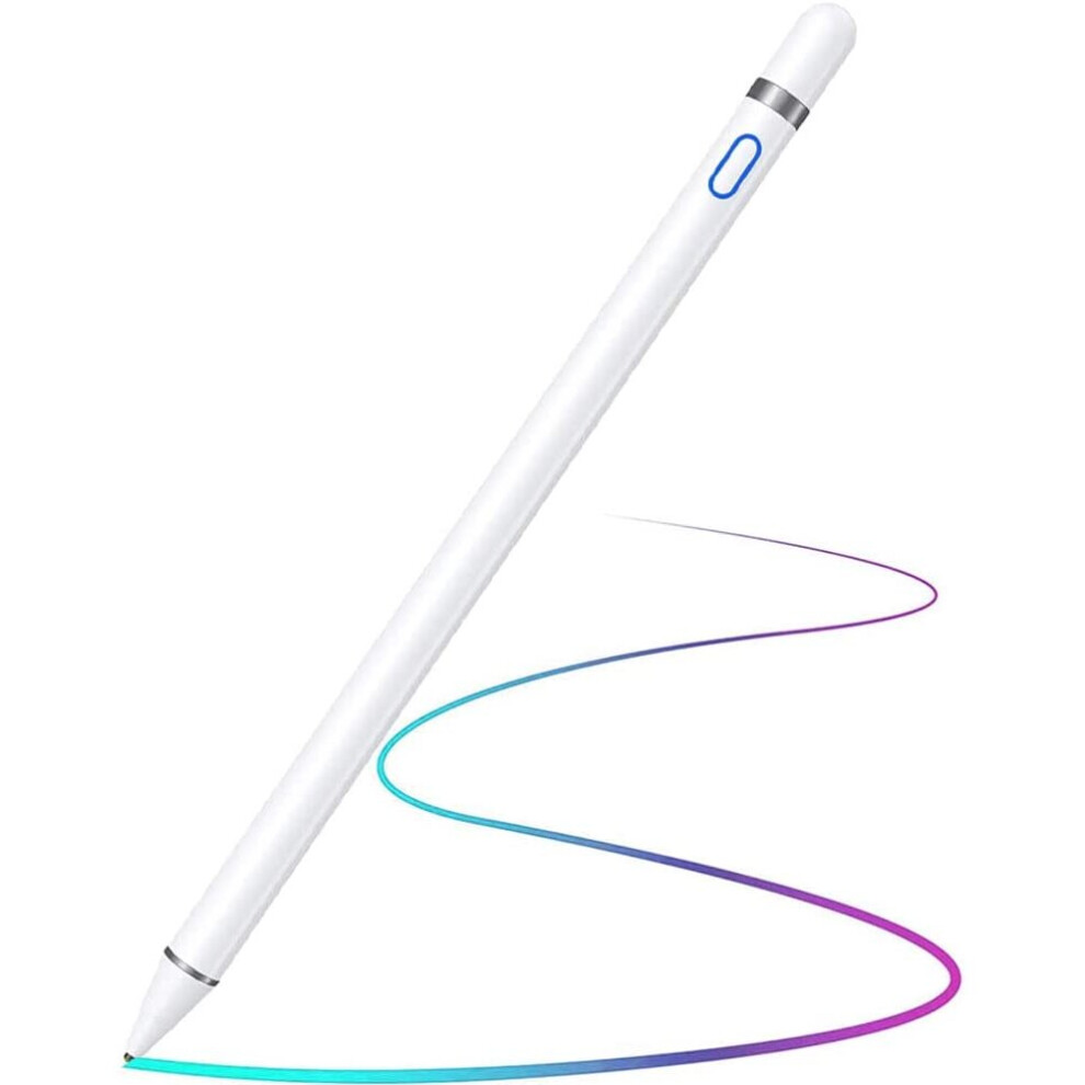 Rechargeable Active Stylus Touch Pen, High Precision and Sensitivity Capacitive Stylus for iOS,Android, iPhone,Samsung,Lenovo Tablet & Other Devices