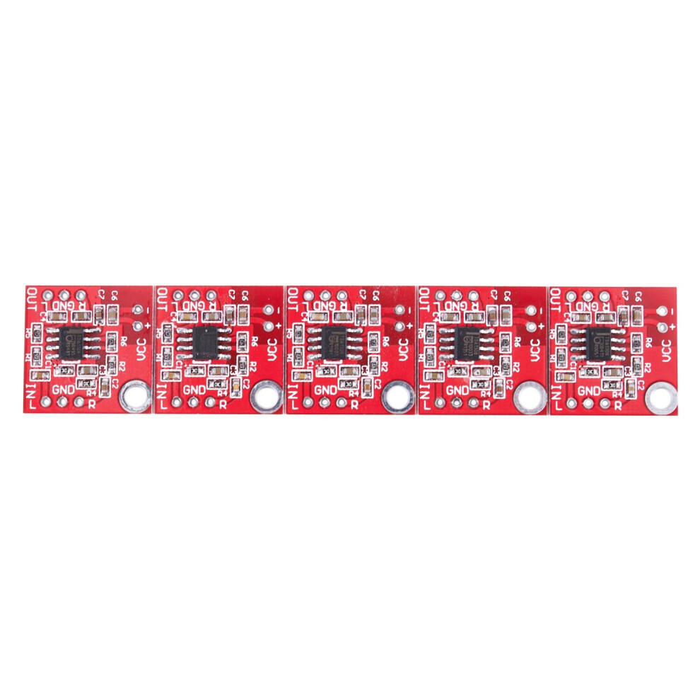 5Pcs Tda1308 Headphone Amplifier Board Preamplifier For Diy 4761978911410