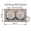 Wifi Smart Wall Light Switch 10A Glass Touch Panel Wireless Interuptor 4 Gang Wireless Remote Control (White) 9