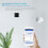Wifi Smart Wall Light Switch 10A Glass Touch Panel Wireless Interuptor 4 Gang Wireless Remote Control (White) 5