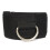 Ankle Strap D-ring Multi Gym Cable Attachment Thigh Leg Pulley Weight Lifting Black 2