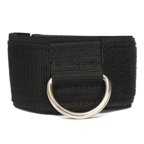 Ankle Strap D-ring Multi Gym Cable Attachment Thigh Leg Pulley Weight Lifting Black 1