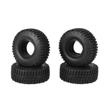 4PCS 100MM 1.9 Rubber Tires Tyres Wheel for 1/10 RC Crawler Car Axial SCX10 90046 AXI03007 TRX4 D90 CC01