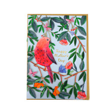 Paper Cut Bird & Butterflies Floral Mother's Day Greeting Card By Alljoy Cards