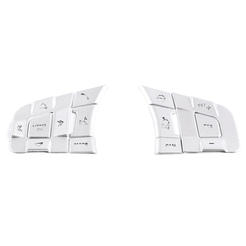 Car Steering Wheel Buttons Sequins Stickers Trim Accessories For Xe Xf F- E- F-Type Silver 4761339358458