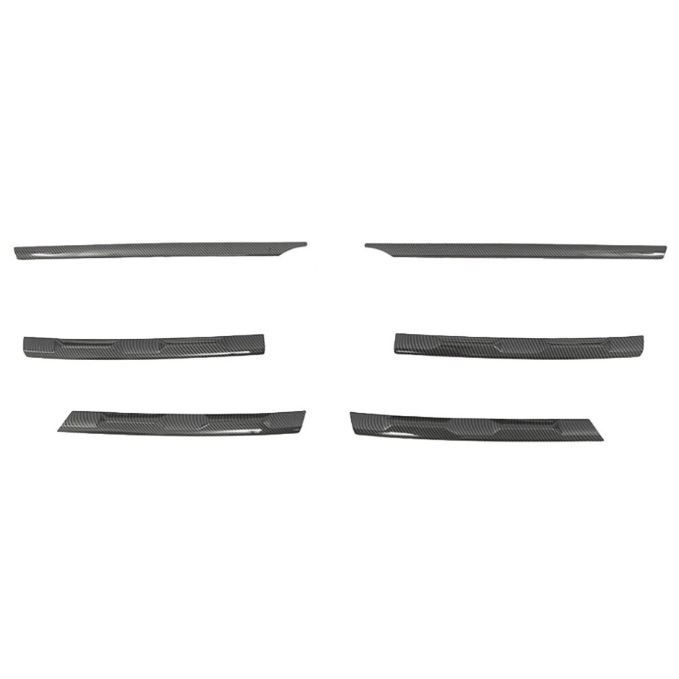 Lhd For L 2017-2021 Carbon Fiber Front Bumper Mesh Center Grille Grill Moulding Strips Cover Trim 4761339351015