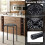 Costway 6PCS Stacking Round Bar Stool Kitchen Nesting Stool Dining Chair Black 6