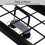 Costway Steel Cargo Roof Rack Basket Cars Luggage Carrier 75kg Weight Capacity 7