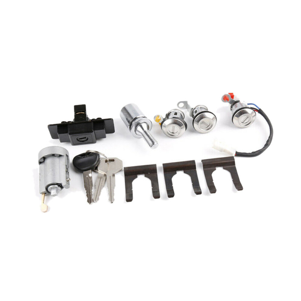 Car Lock Cylinder & Key For Mitsubishi Pajero Shogun Montero Mk2 V31 V32 Mr259744 4762150978245