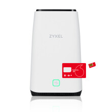 Zyxel 5G FWA510 WiFi6 Router with Unlimited Max Vodafone 5G Data SIM Card Bundle