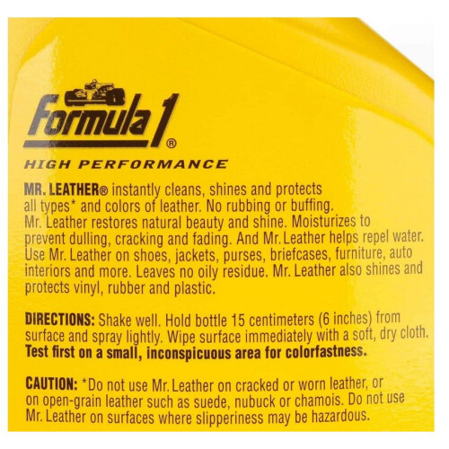 Formula 1 Mr Leather Cleaner And Conditioner 2