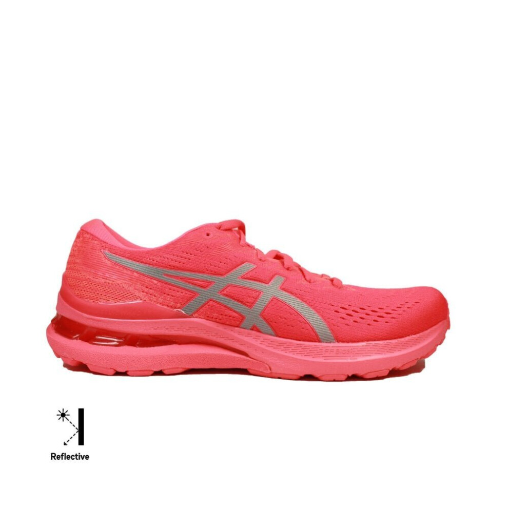 (8 (Adults')) GEL-KAYANO 28 | Lite-Show/Flash Red | Mens Lace Up Running Trainers