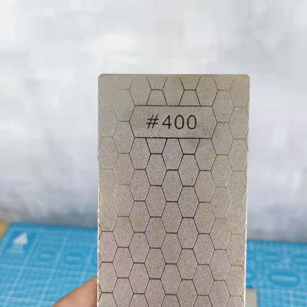(A-400Grit) Professional Knife Sharpener Whetstone Diamond Knife Sharpening Stone Sharpening Stone Diamond Grinding Bars Set Kitchen Tool 4856906246372